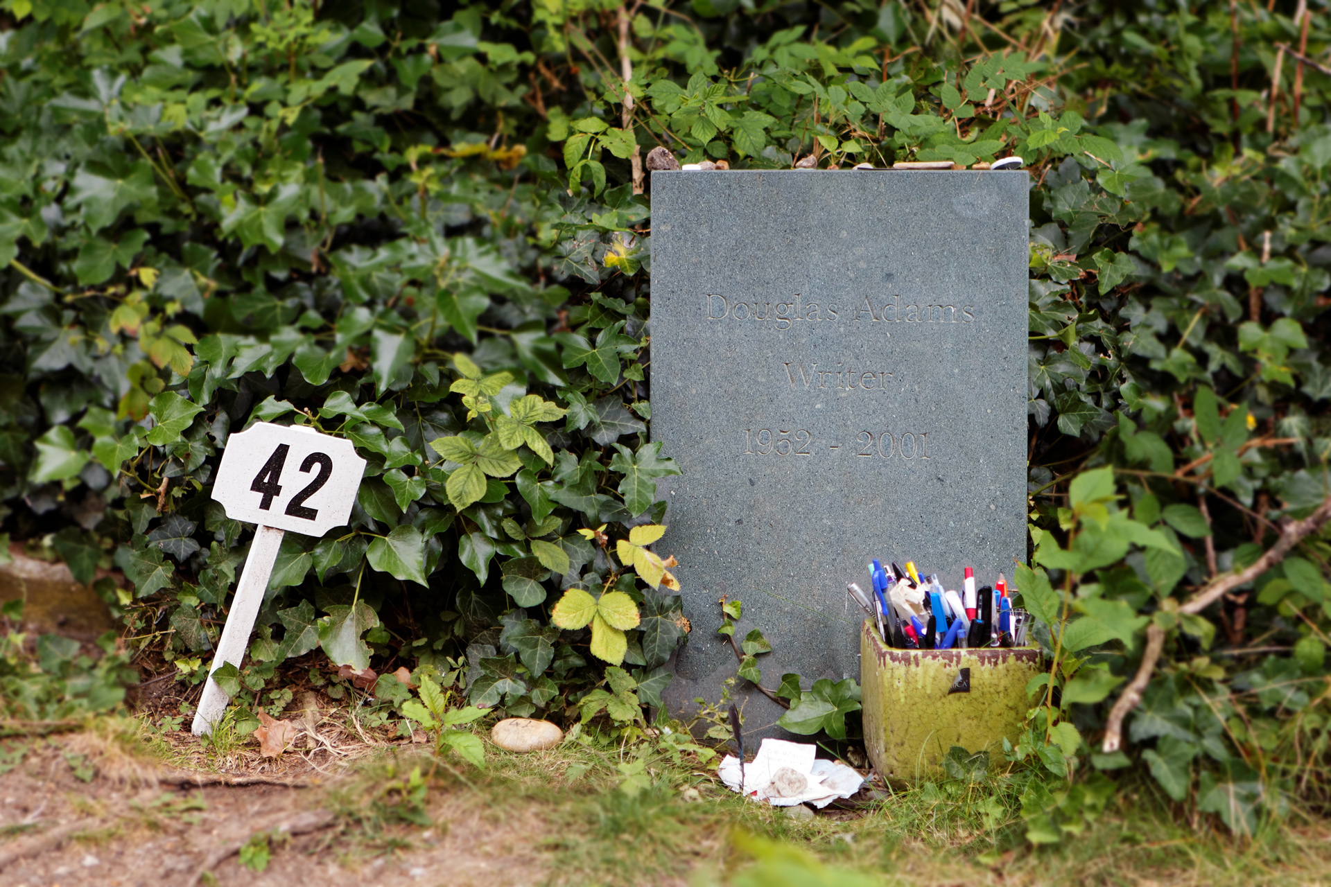 Douglas Adams Grave